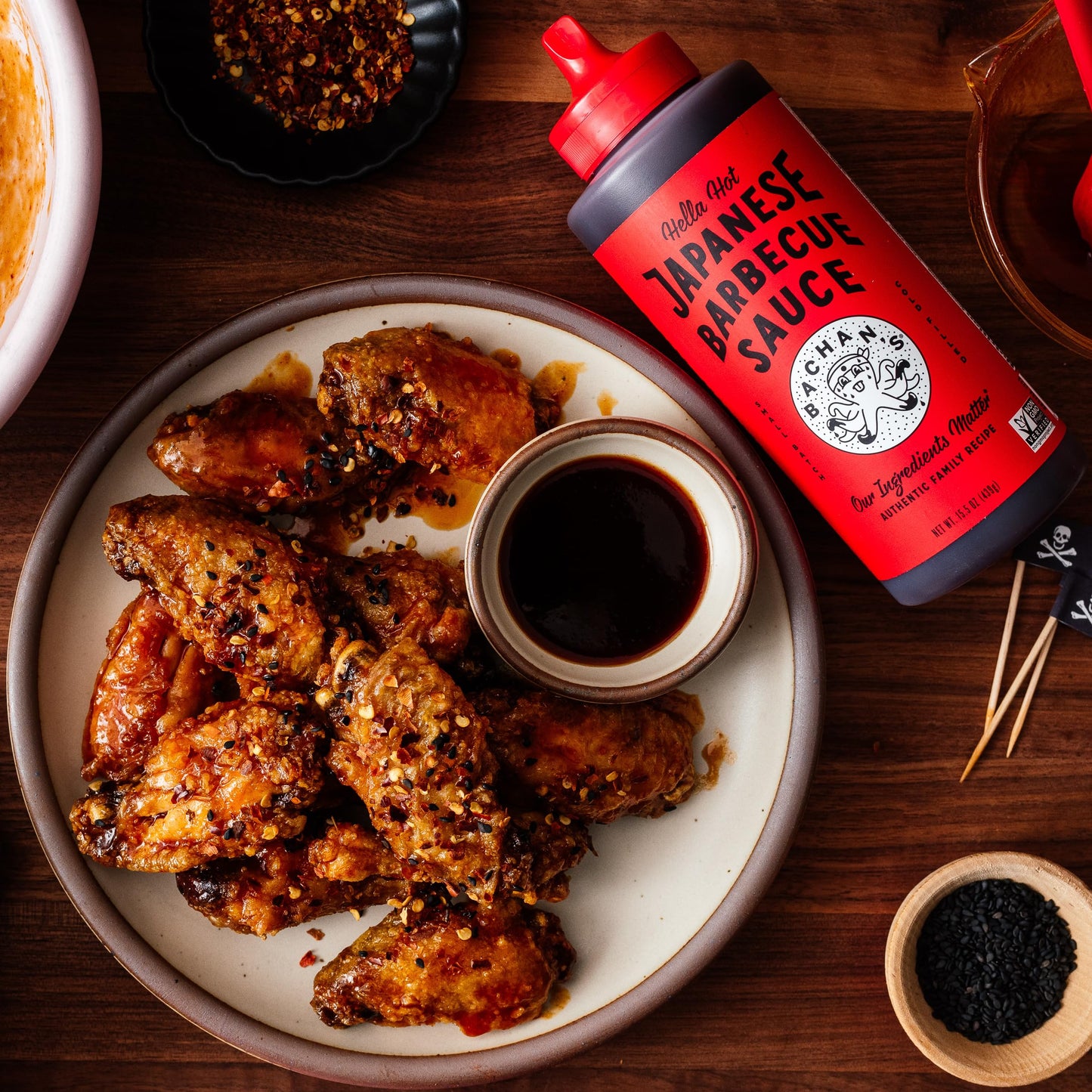 Bachan's Japanese Barbecue Sauce 8 Pack - OG, Honey, Spicy, Miso, Yuzu, Pineapple, Garlic, Hot - Non-GMO, No Preservatives, BPA
