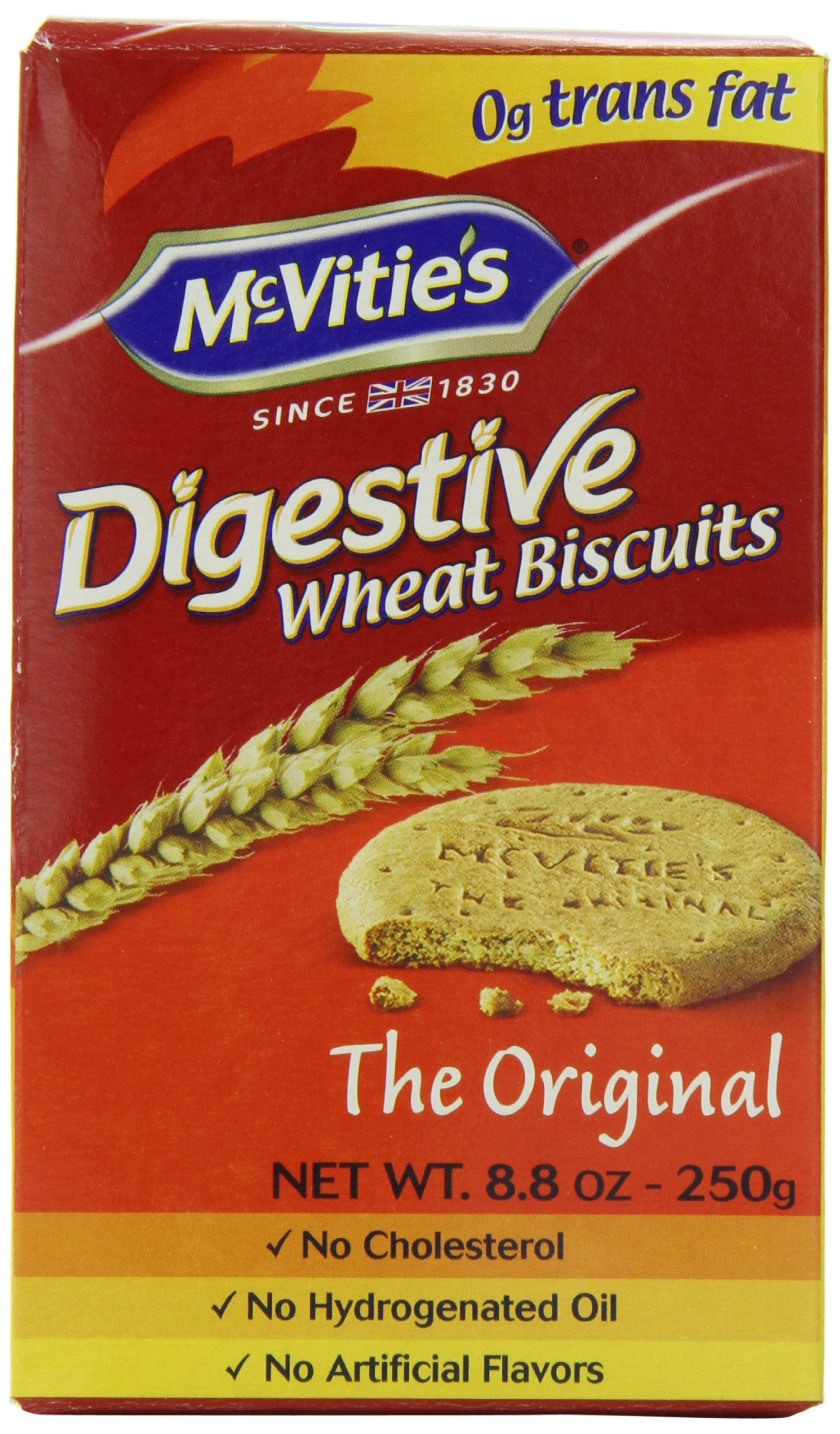 McVities Digestive Wheat Biscuits, 8.8 Ounce (Pack of 6)