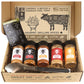 Millhouse Spice Co. Gourmet Grilling Spices Gift Set, 8 Piece Set, Includes Seasonings, Rubs, Tongs for BBQ, Steak, Chicken, Fish