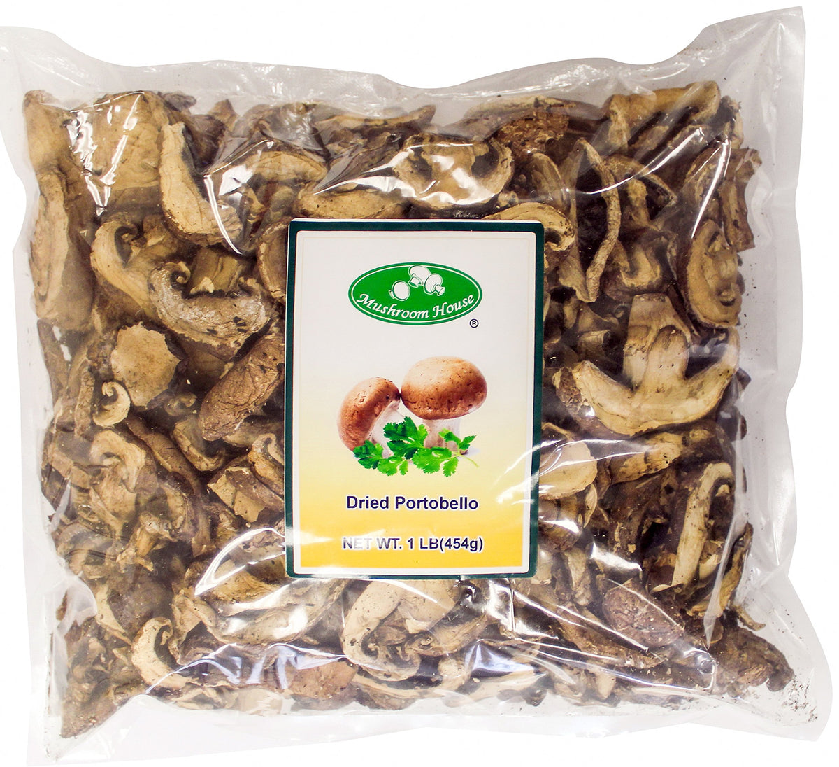 Mushroom House Dried Portobello Mushroom Slices, 1 Lb