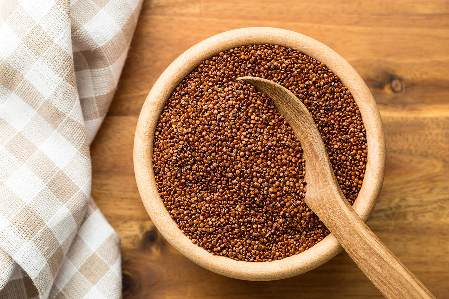 Food to Live - Organic Red Quinoa, 1 Pound Non-GMO, Whole Grain, Kosher, Vegan, Sirtfood, Bulk. Rich in Essential Amino Acids, P