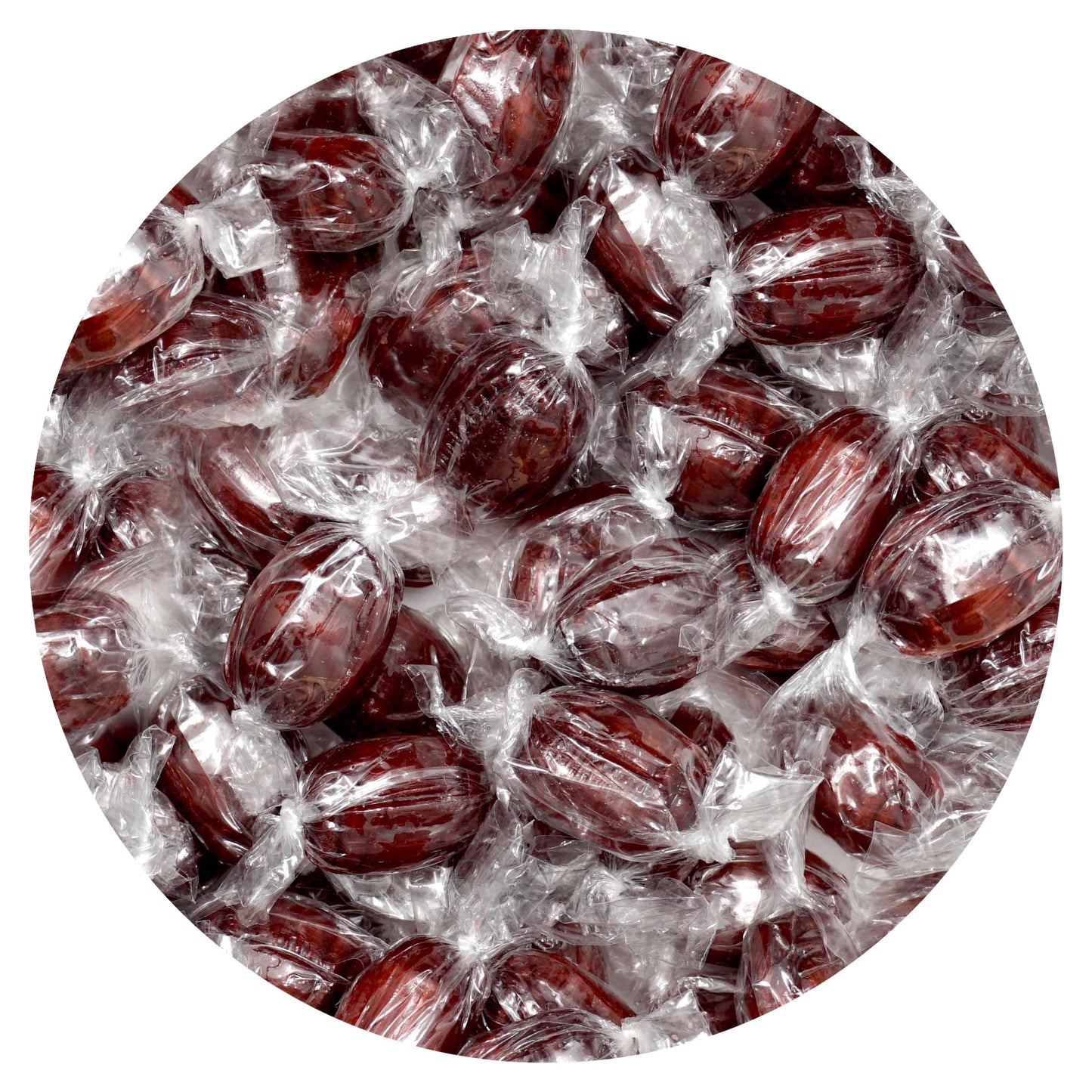 The Hampton Popcorn Root Beer Barrels Hard Candy - 2lb Bulk Bag, Individually Wrapped, Old Fashioned Treats, Approximately 130 pcs