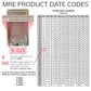Mre Cookie Combo - 12 Pack