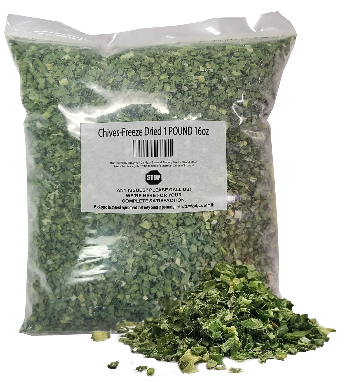 Chives-Freeze Dried 1 POUND-Heat Sealed for Freshness 16 OZ