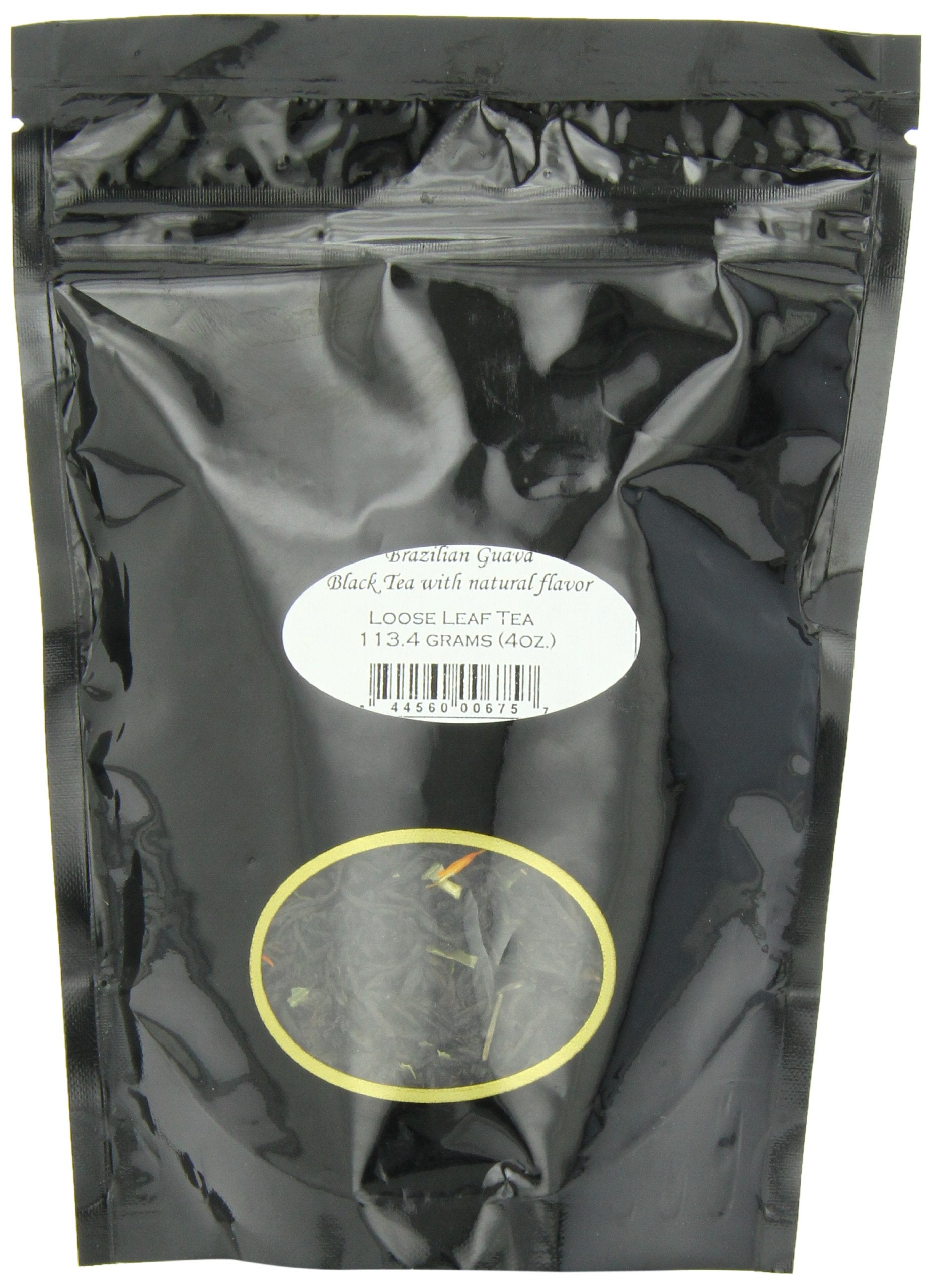English Tea Store Loose Leaf, Brazilian Guava Tea Pouches - 4oz, 4 Ounce