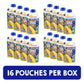 Happy Tot Organics Stage 4 Baby Food Pouches, Gluten Free, Vegan Snack, Fiber & Protein Fruit & Veggie Puree, Pears, Blueberries & Spinach, 4 Ounce (Pack Of 16)