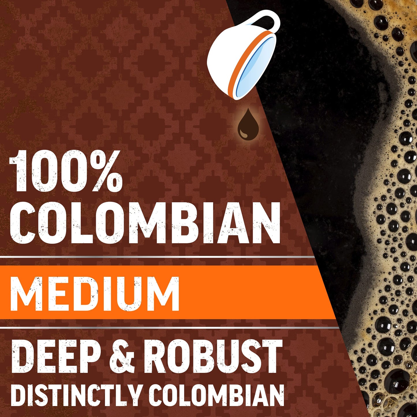 MAXWELL HOUSE Colombian Medium Roast Ground Coffee, 24.5 Ounce (Pack of 2)