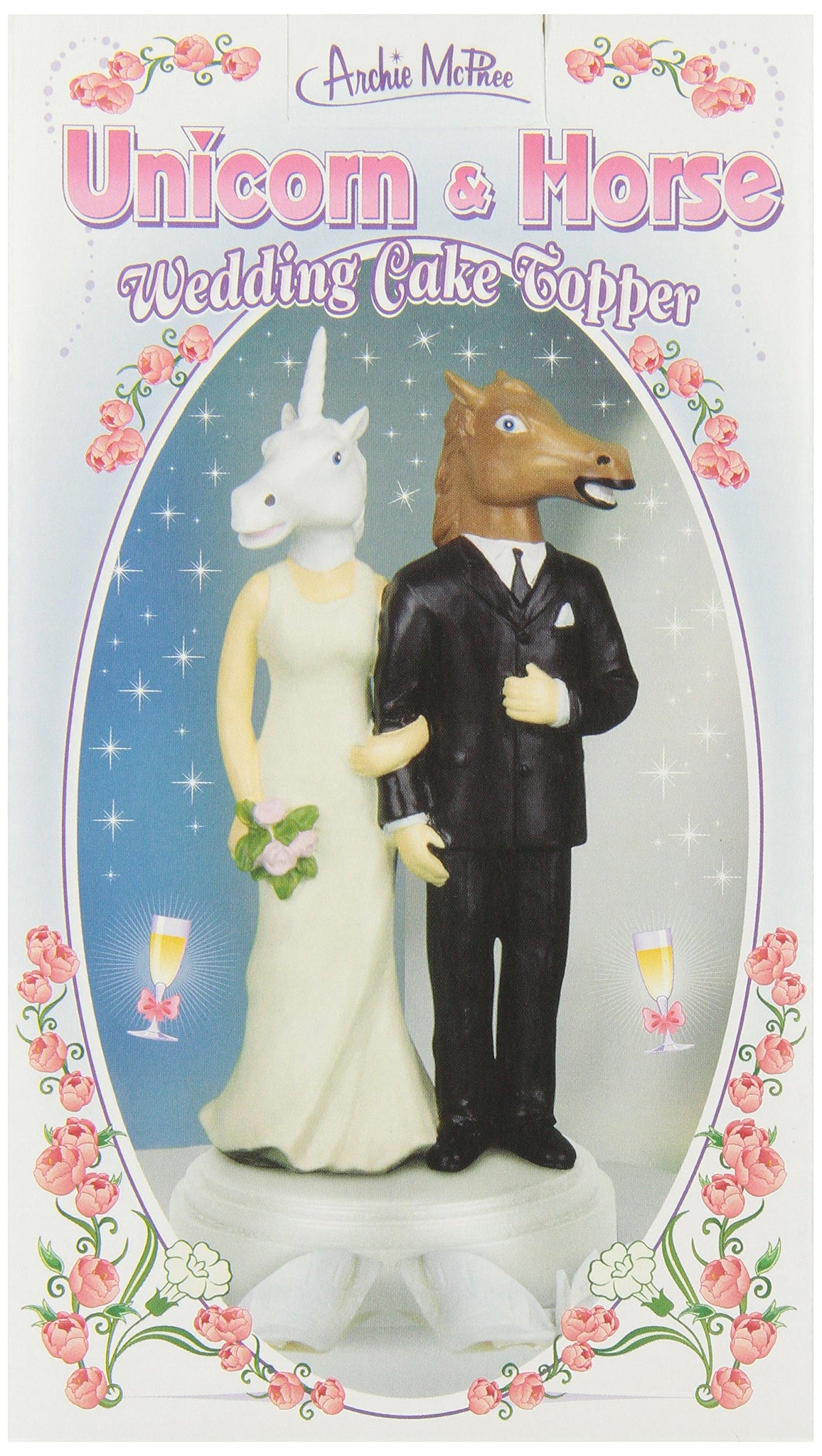 Accoutrements Unicorn And Horse Wedding Cake Topper
