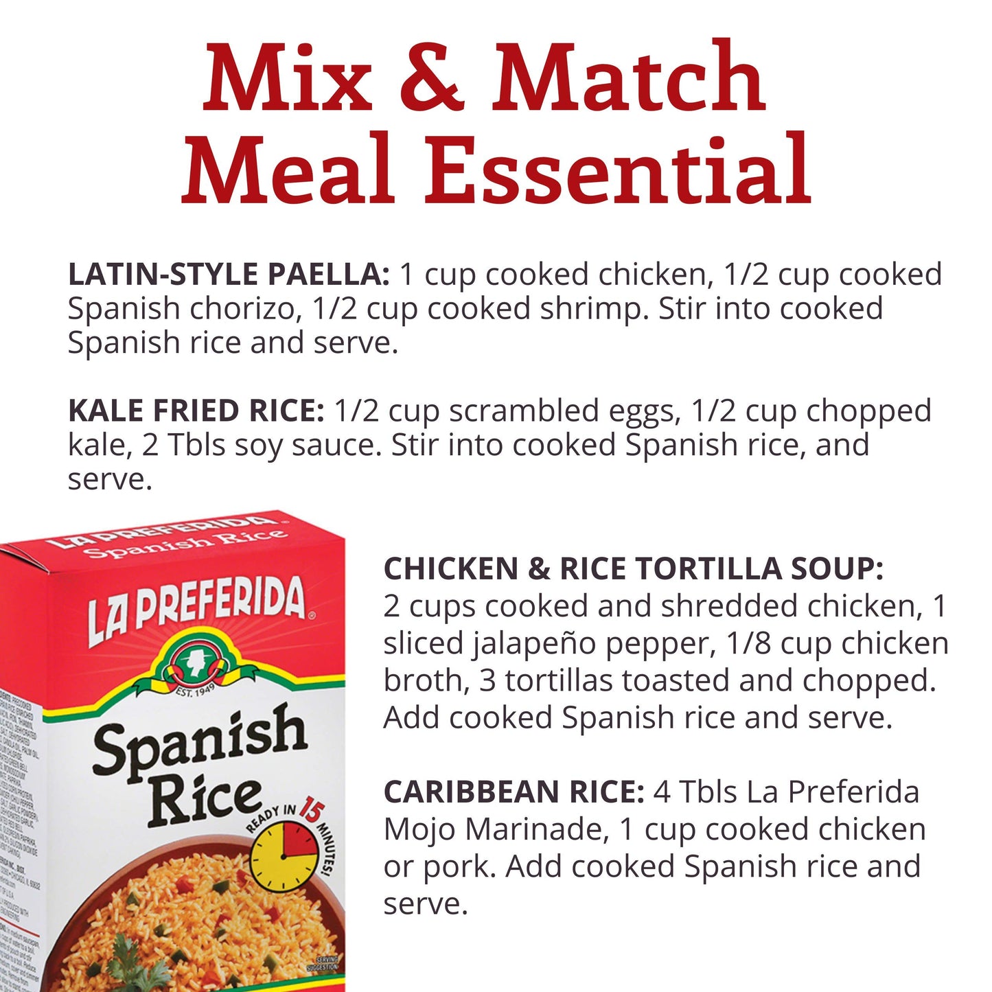 La Preferida Spanish Rice In A Box, 5.25 Oz, (Pack - 3)
