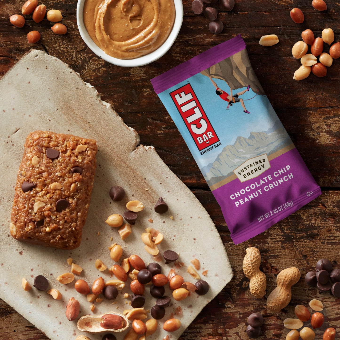 CLIF BAR - Energy Protein Bars - Variety Pack - 4 Flavors - Made with Organic Oats - Energy Bars - Non-GMO - (12 Pack)