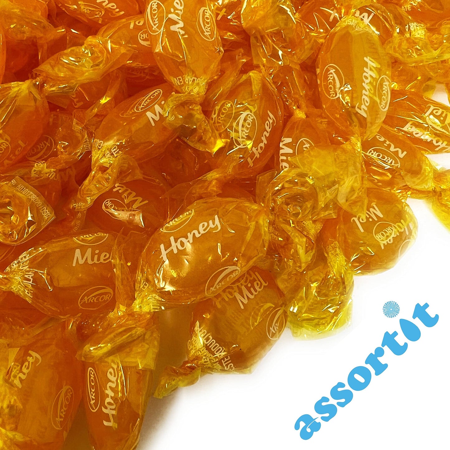 Halloween Honey Filled Hard Candy - 6 lbs - Honey Flavored Classic Bon Bons Filled with Real Honey - Bulk American Vintage Sweet