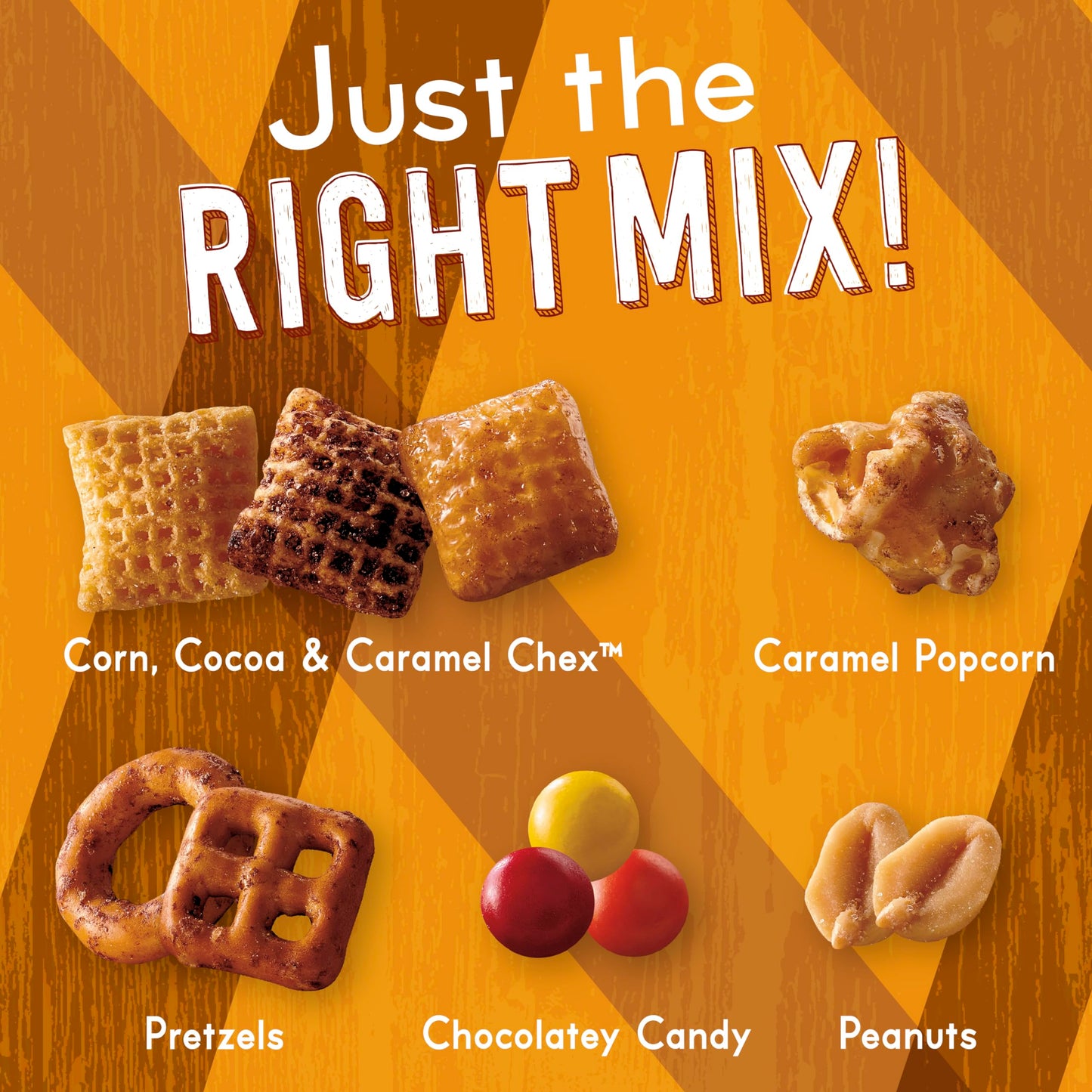 Chex Mix Turtle Snack Mix, 13.5 oz Bag