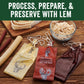 LEM Products Clear Smoked Collagen Casings  19mm  Edible Sausage Casings  Stuffs Approximately 16 Pounds Per Pack  Great for Snack Sticks  Hot Dogs  Metts  Andouille  Brats  and More  2-Pack