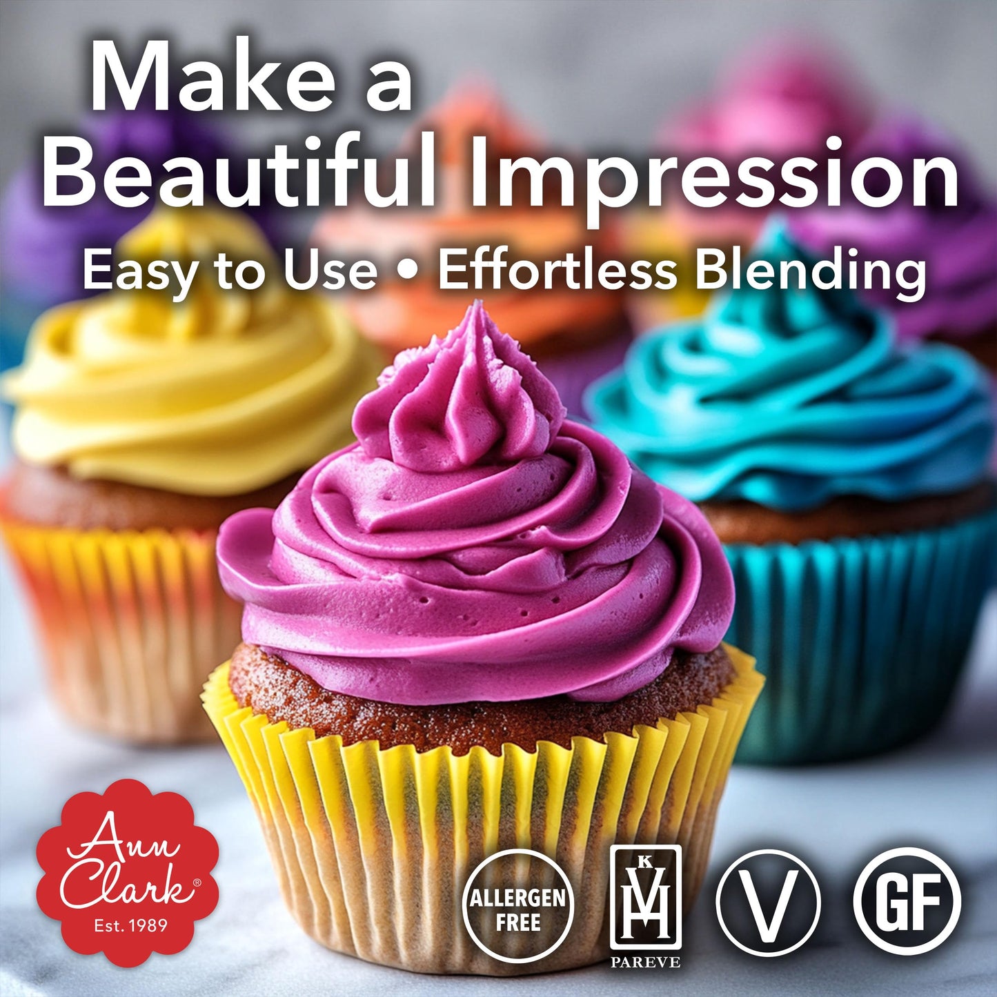 Ann Clark Leaf Green Food Coloring Gel .70 oz. Professional Grade Made in USA