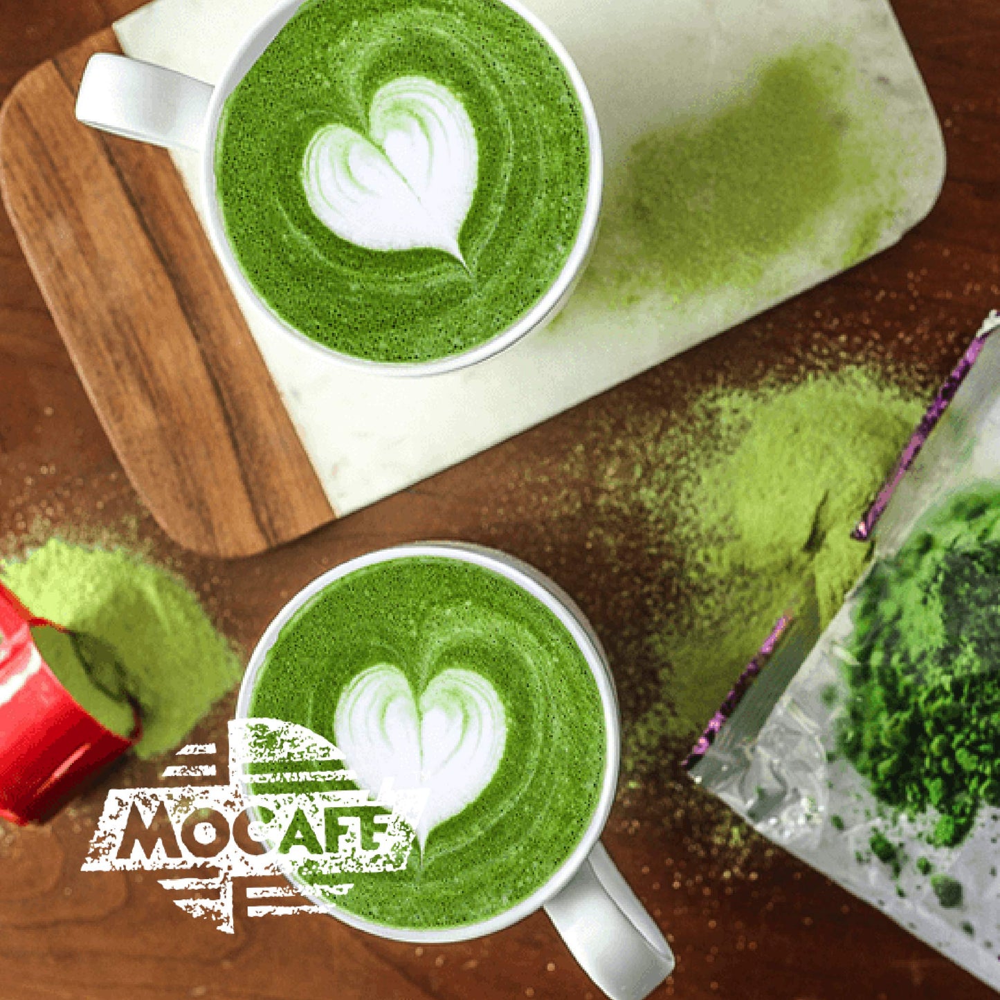 Mocaf   Matcha Green Tea case of 4 Bags Each 3 Pounds
