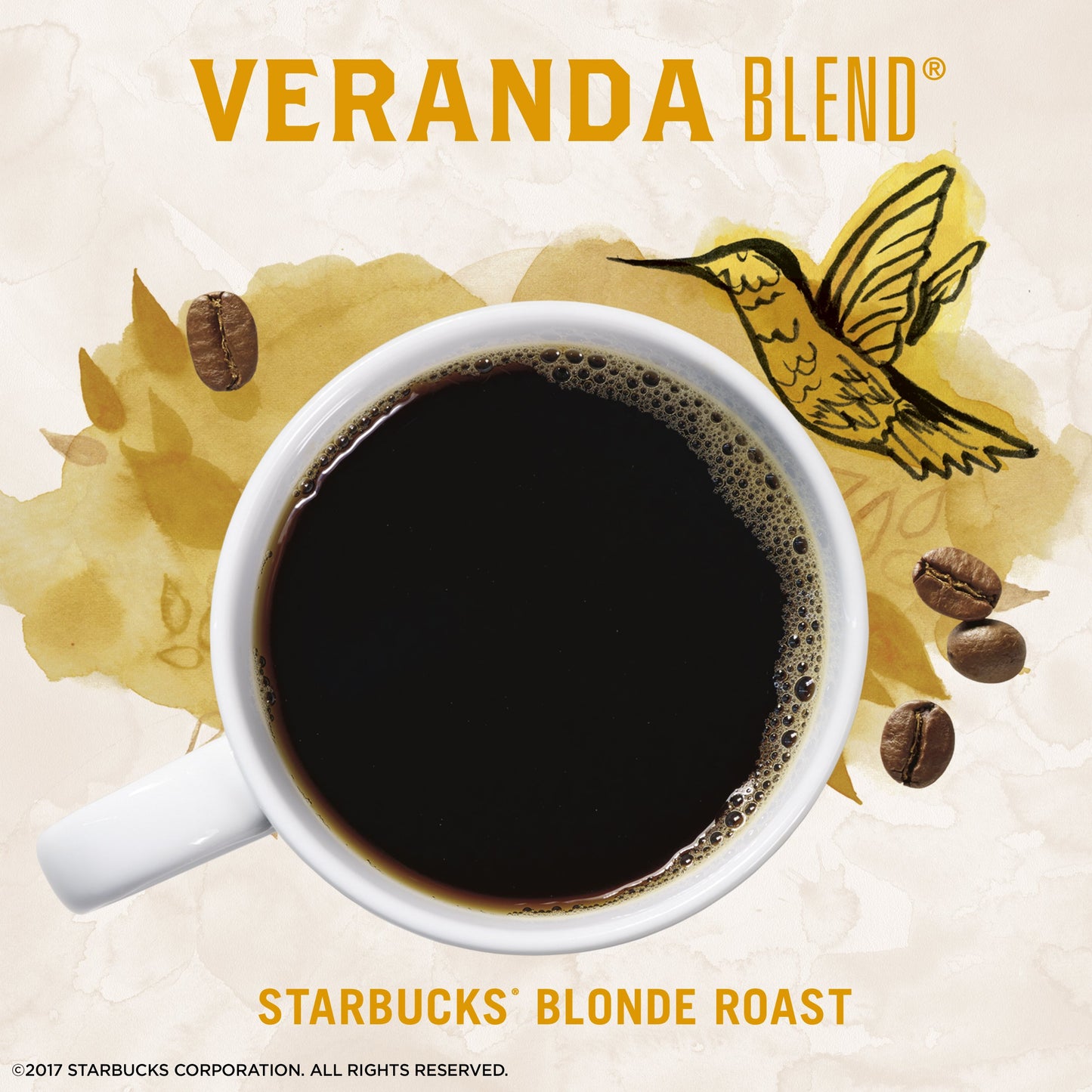 Starbucks Via Instant Coffee Blonde Roast Packets — Veranda Blend — 1 Box (8 Packets)