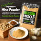 Yamasan Kyoto Uji Japanese Dry Garlic Miso Seasoning, Freeze-Dried Miso Powder Mixed With Garlic Powder, Rich Aroma And Umami, N