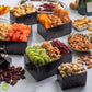 Nut Cravings Gourmet Collection - Thinking Of You, Nuts & Dried Fruits Tower Gift Basket, With Ty Ribbon + Greeting Card (12 Ass