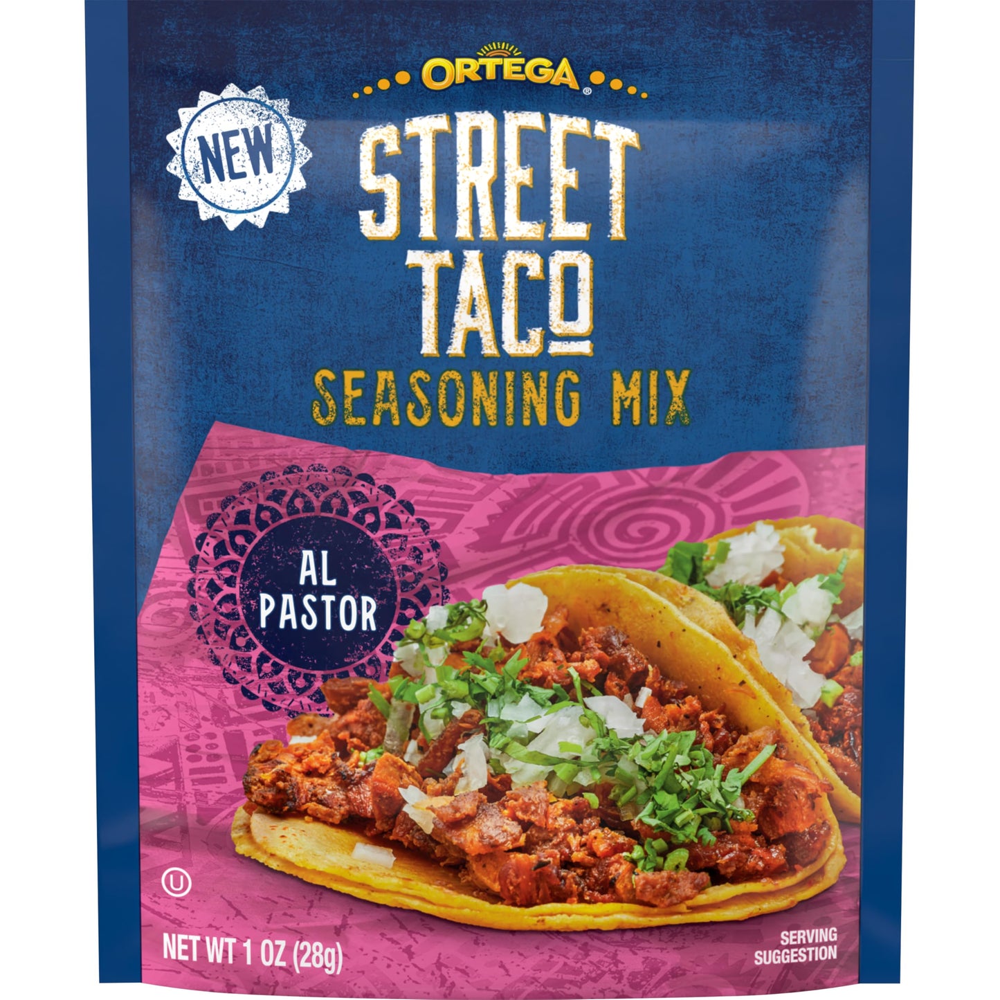 Ortega Street Taco Seasoning Mix, Al Pastor, 1 Ounce (Pack of 12)
