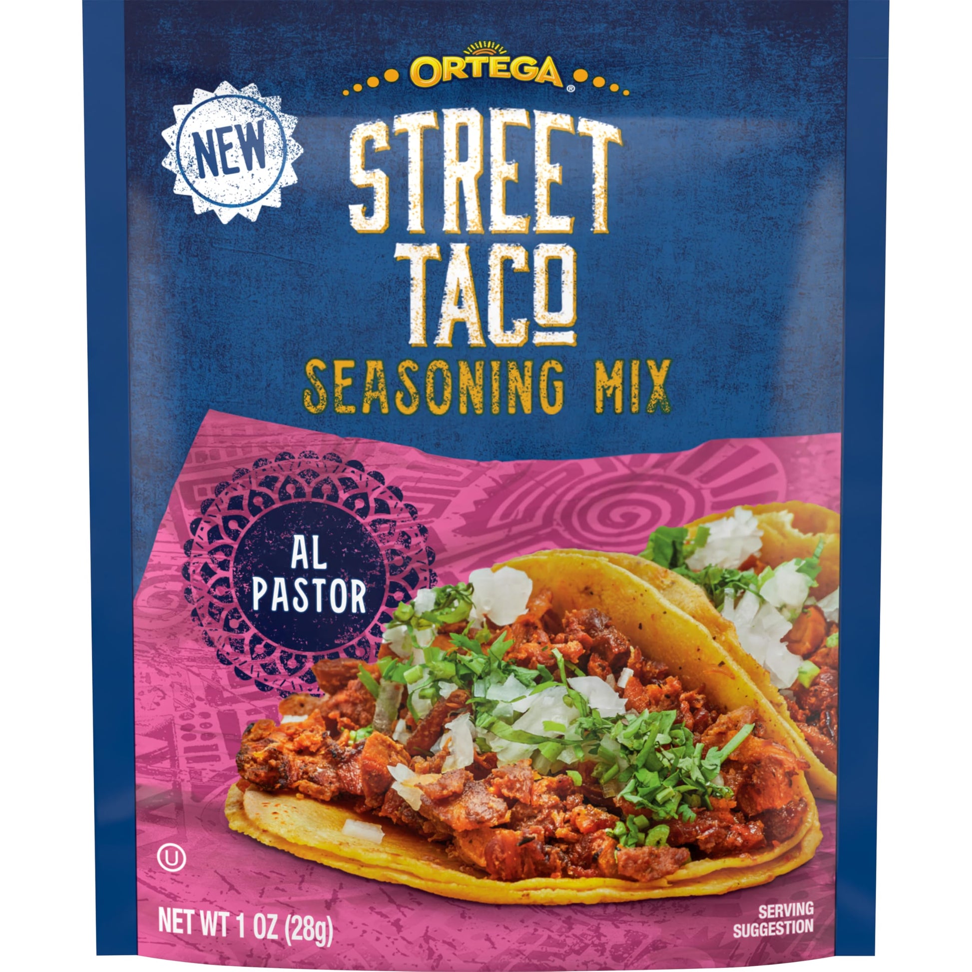 Ortega Street Taco Seasoning Mix, Al Pastor, 1 Ounce (Pack of 12)