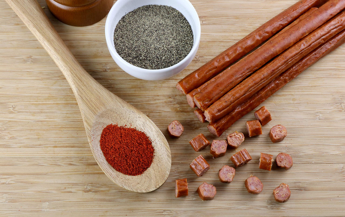 Wenzels Farm Spicy Sticks - High Protein, Low Carb, Gluten Free - 32 Count (16 Packs of 2) - Model 00247