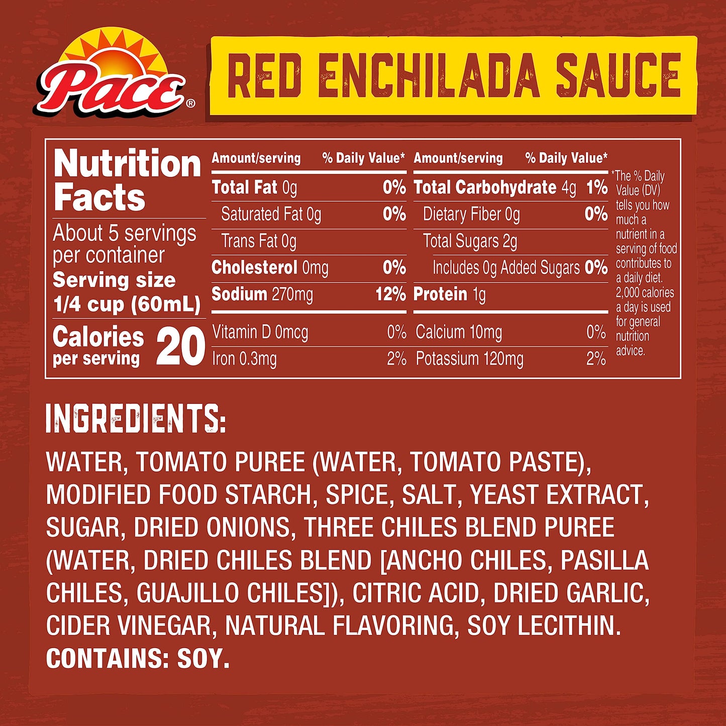 Pace Mild Red Enchilada Sauce, 10.5 Oz Can
