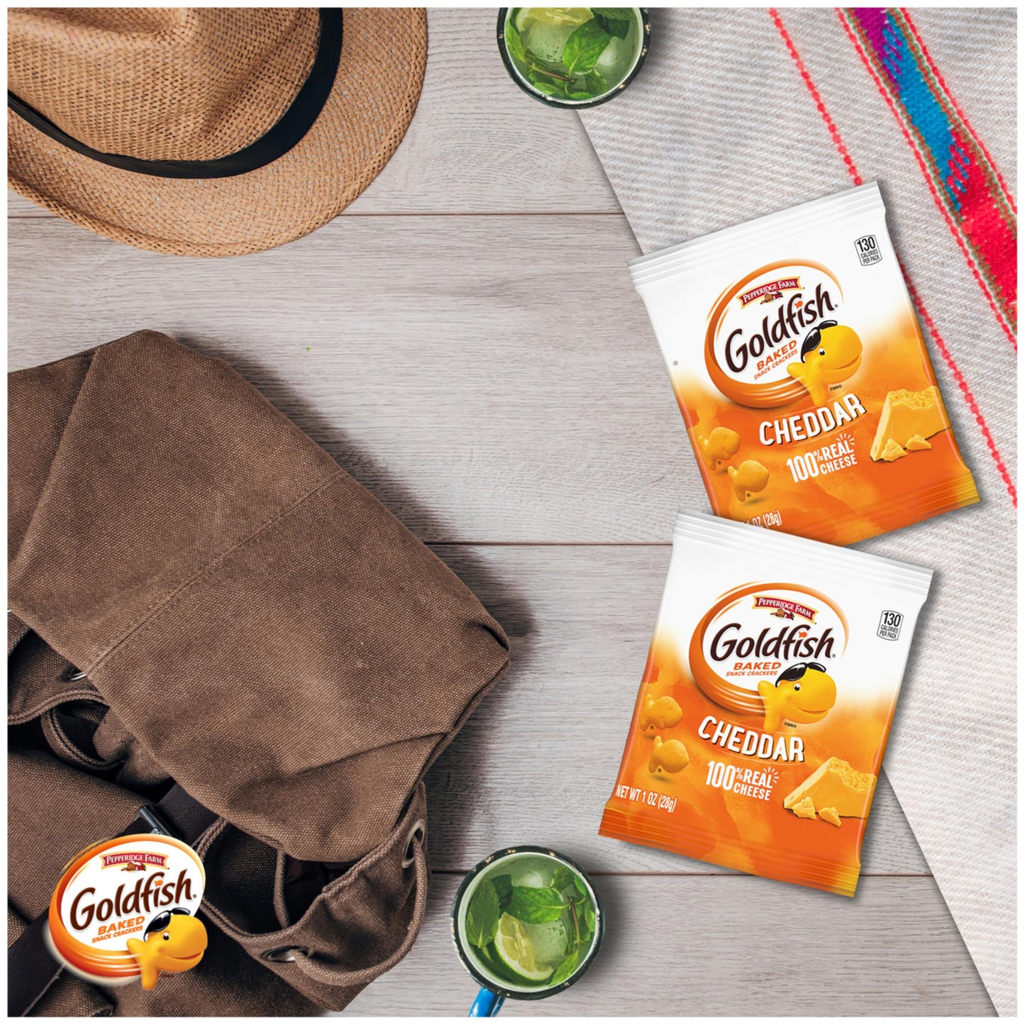 Goldfish Cheddar  Ers, 1.5 Oz. Snack Packs, 30 Count