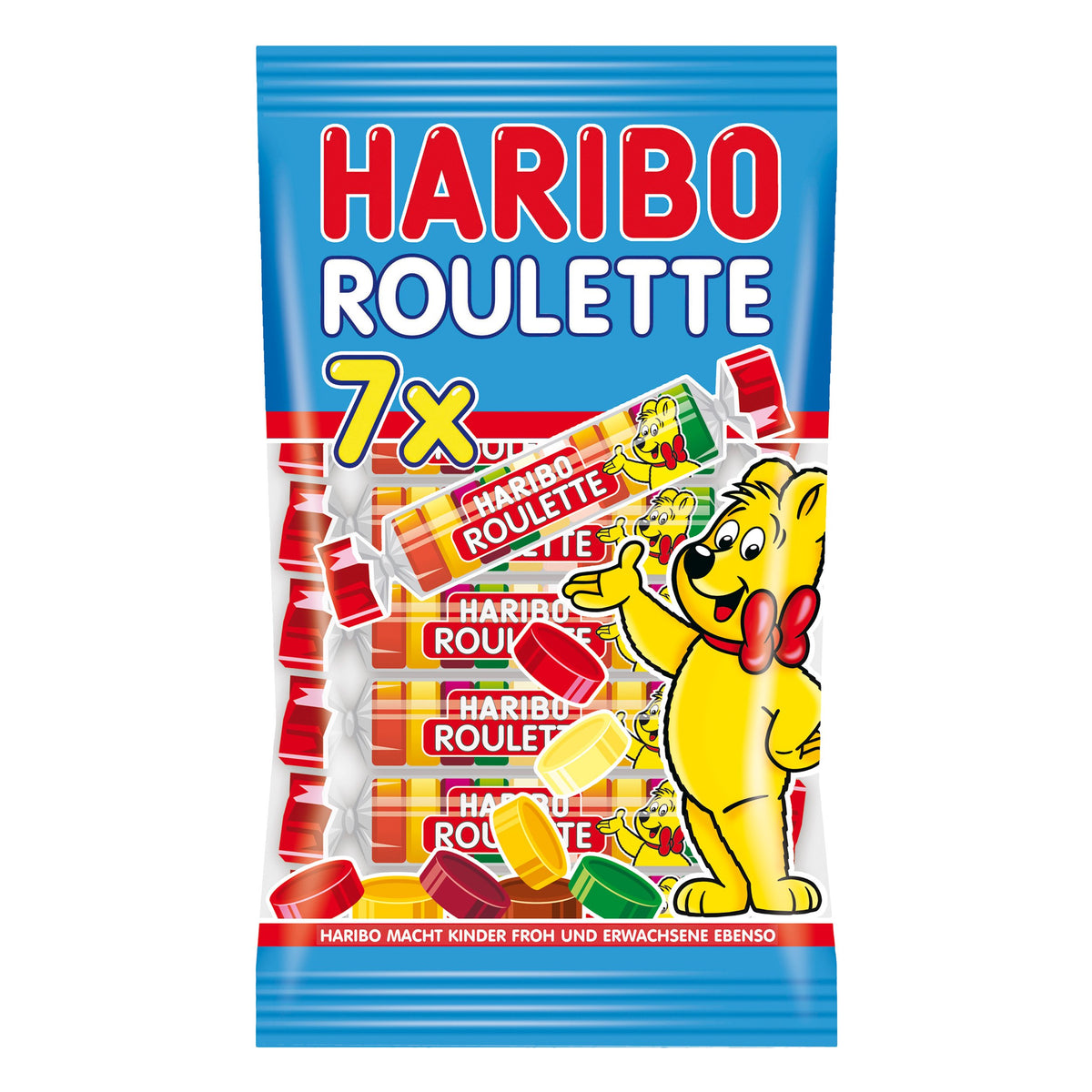 Haribo Roulette Gummy Candy - 7 Count Pack, Assorted Flavors