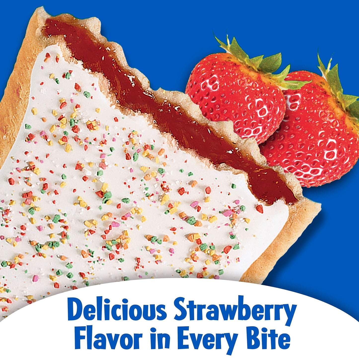 Pop-Tarts Toaster Pastries, Frosted Strawberry, 22Oz (72 Count)