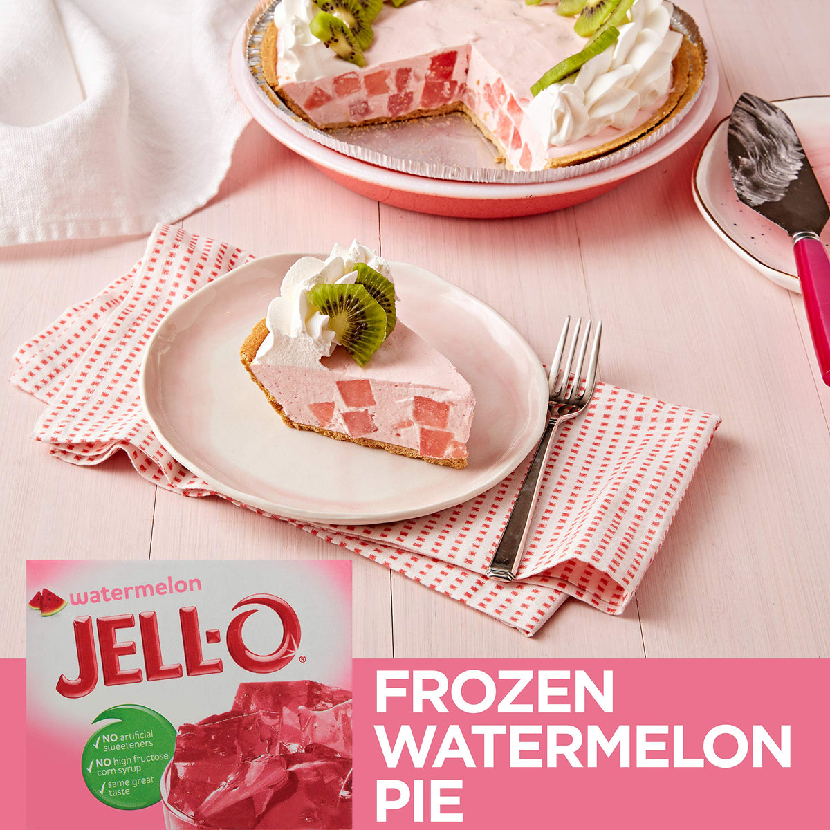 Jell-O Watermelon Gelatin Mix (3 Oz Boxes, Pack Of 6)