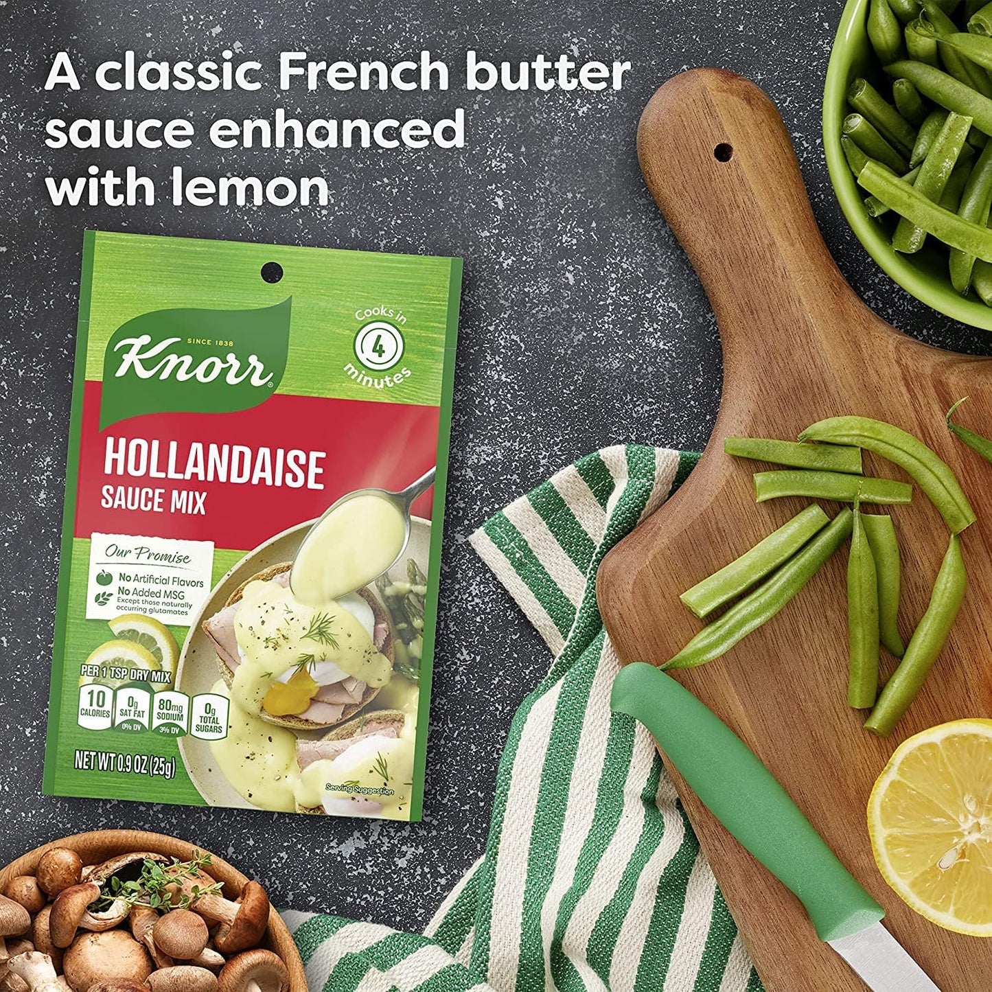 Classic Hollandaise Sauce - 0.9 ounce - 12 per case.12