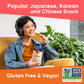 Yammy Dried Sweet Potato Sticks (18-Pack) - 1 Ingredient Superfood - Healthy Asian Snack for mature-themeds & Kids (Japanese  Korean  Chinese Food) - Vegan  Gluten-Free  3g Protein  4g Fiber  2.5oz