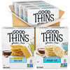 Good Thins Rice & Corn Snacks Gluten Free Crackers Variety Pack, 4 Boxes