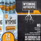 Wyoming Gourmet Beef All-Natural Grass-Fed Angus Beef Sticks, Honey Bbq Flavor - High-Protein Low-Carb Low-Fat Gluten-Free Nitra