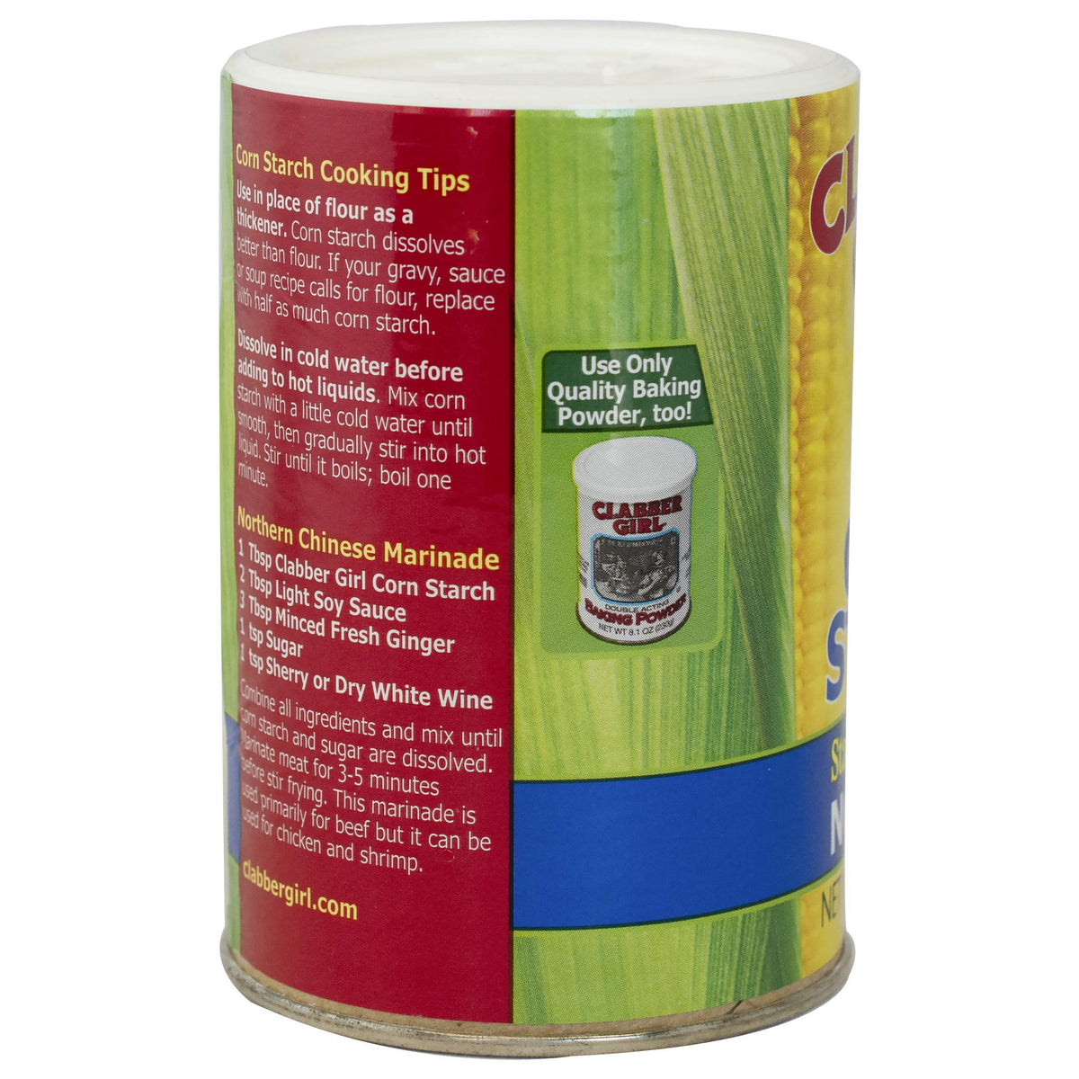 Clabber Girl Gluten-Free Corn Starch, 6.5 Ounce