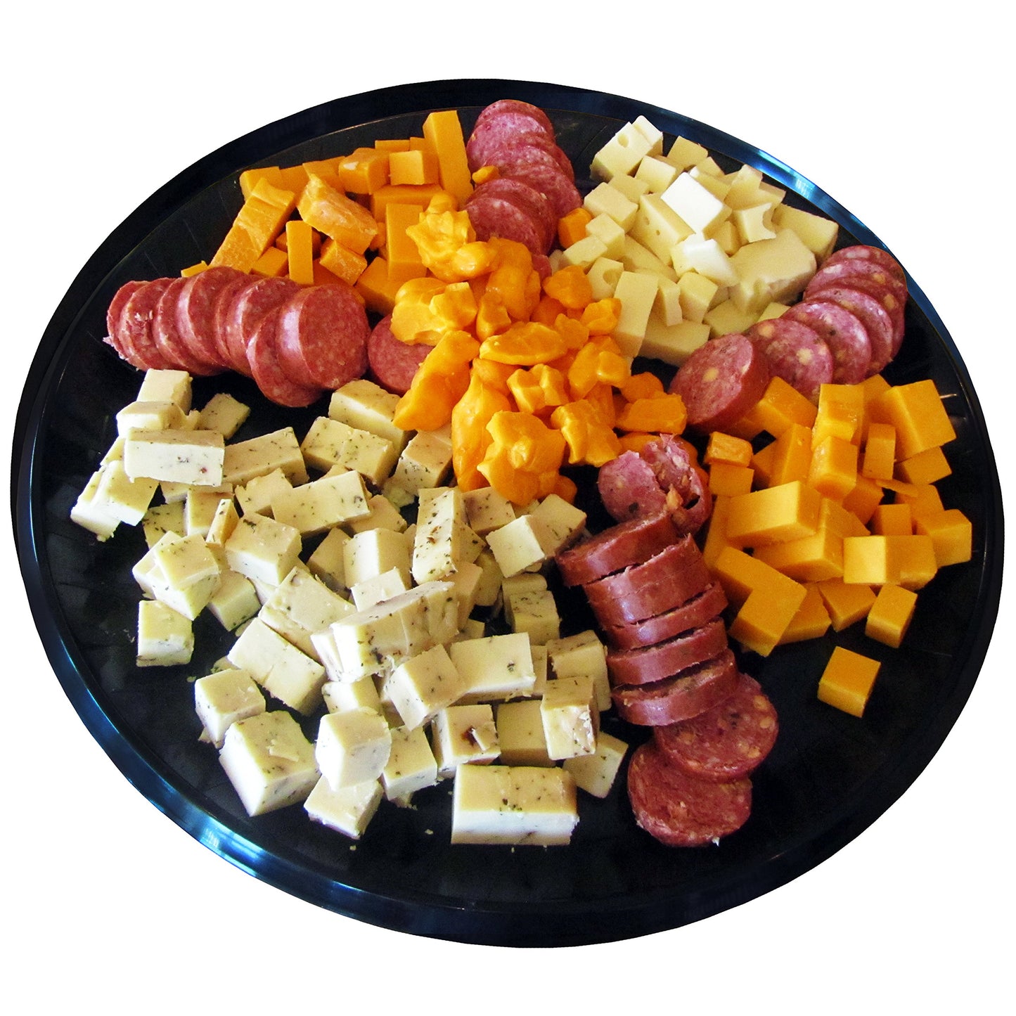 Wisconsin Cheese Company - The Snacker Holiday Gift Box - 100% Wisconsin Cheddar & Pepper Jack Cheese, Smoked Sausage &  Er Gift Box | Perfect For Parties, Charcuterie Boards, And Holiday Gifts