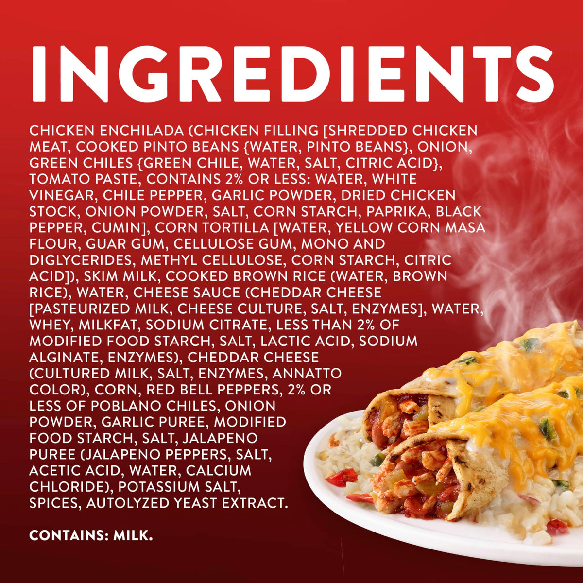Stouffers Party Size Chicken Enchiladas Frozen Meal, 57 Ounce