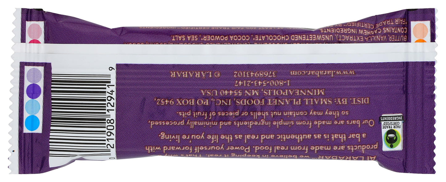 LÄRABAR Double Chocolate Truffle, 1.6 Ounce, Gluten-Free Snack Bar