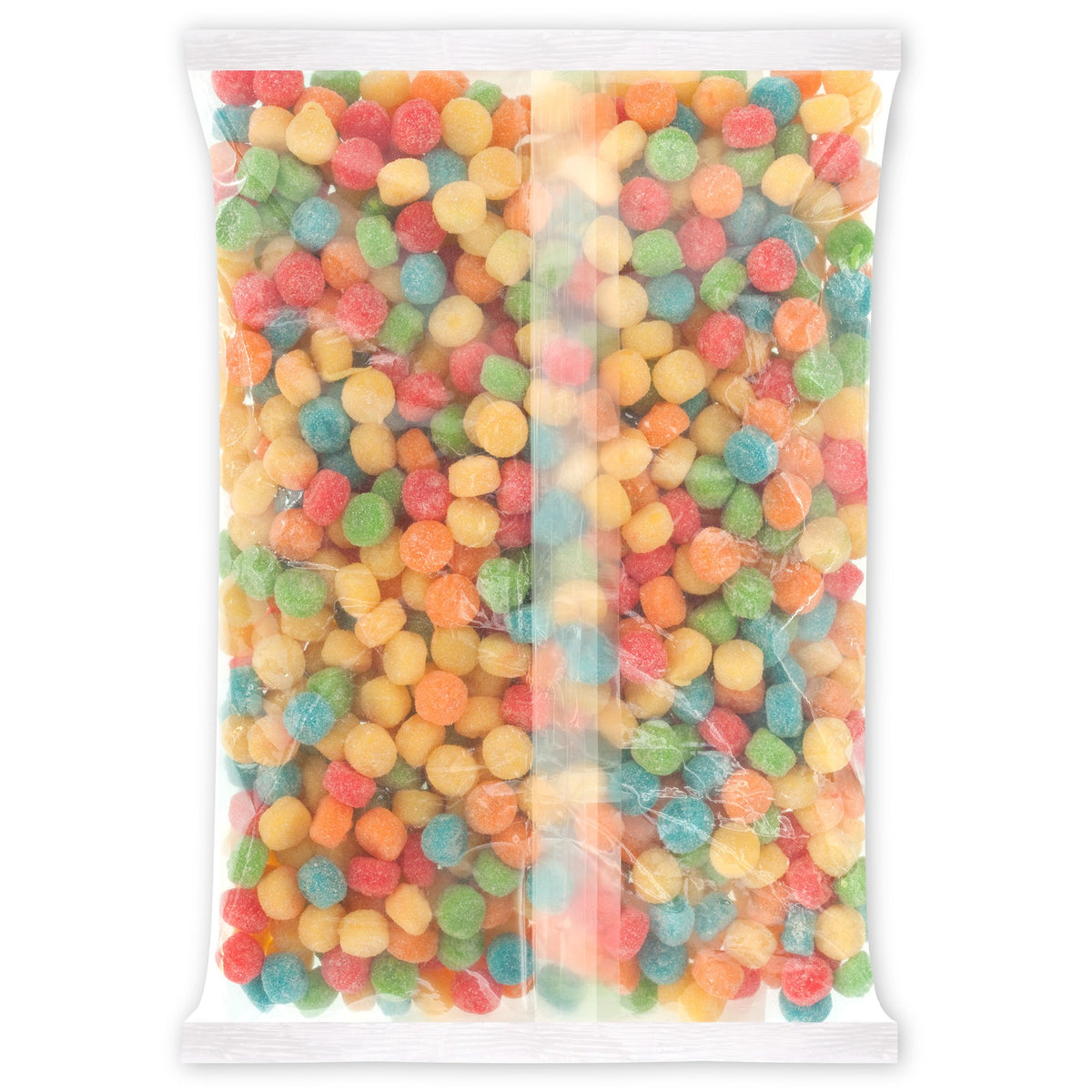 Albanese Sour Gummi Poppers, 4.5lbs Candy, Orange and Blue, Model 50126