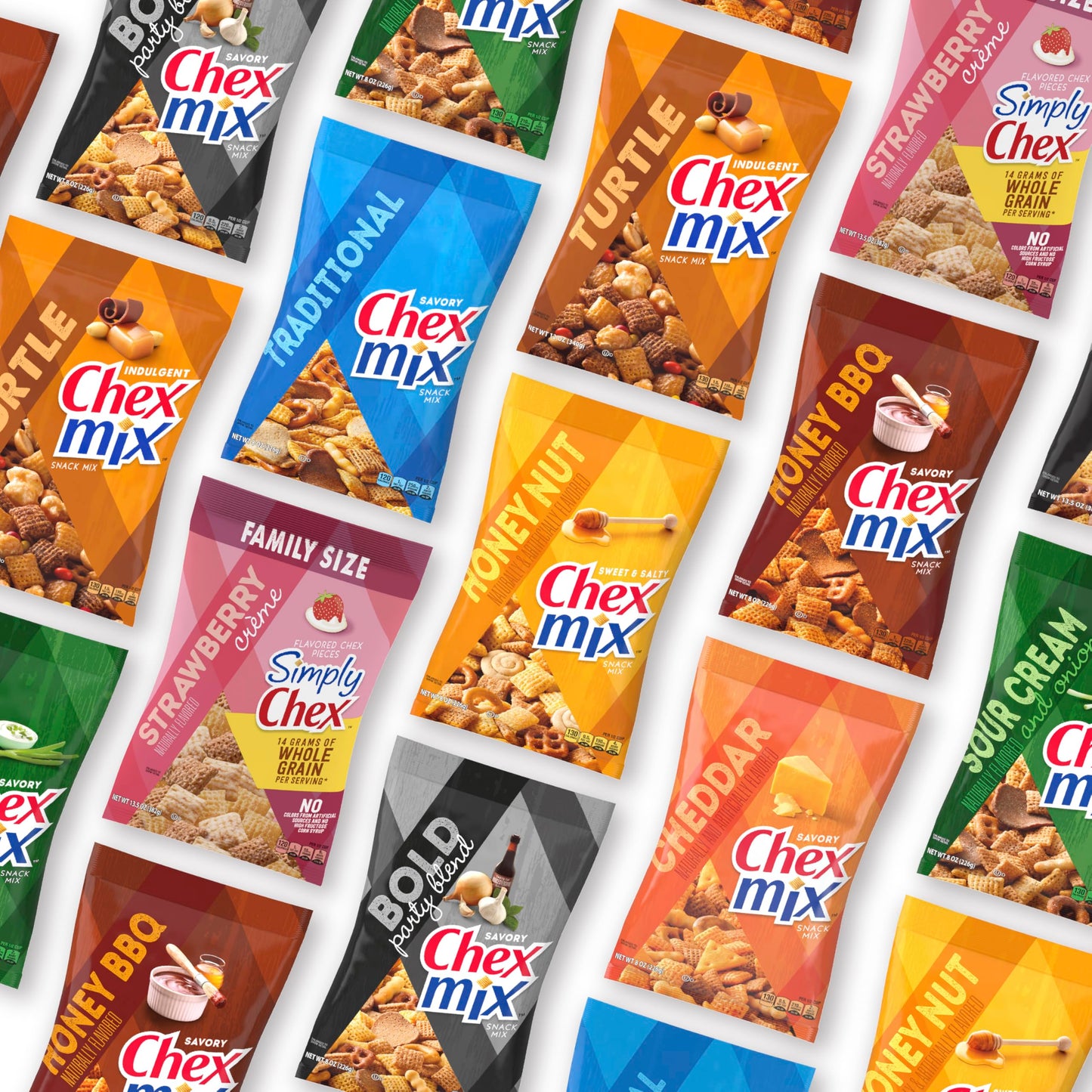 Chex Mix Traditional, 2.5 Oz (Pack of 36)