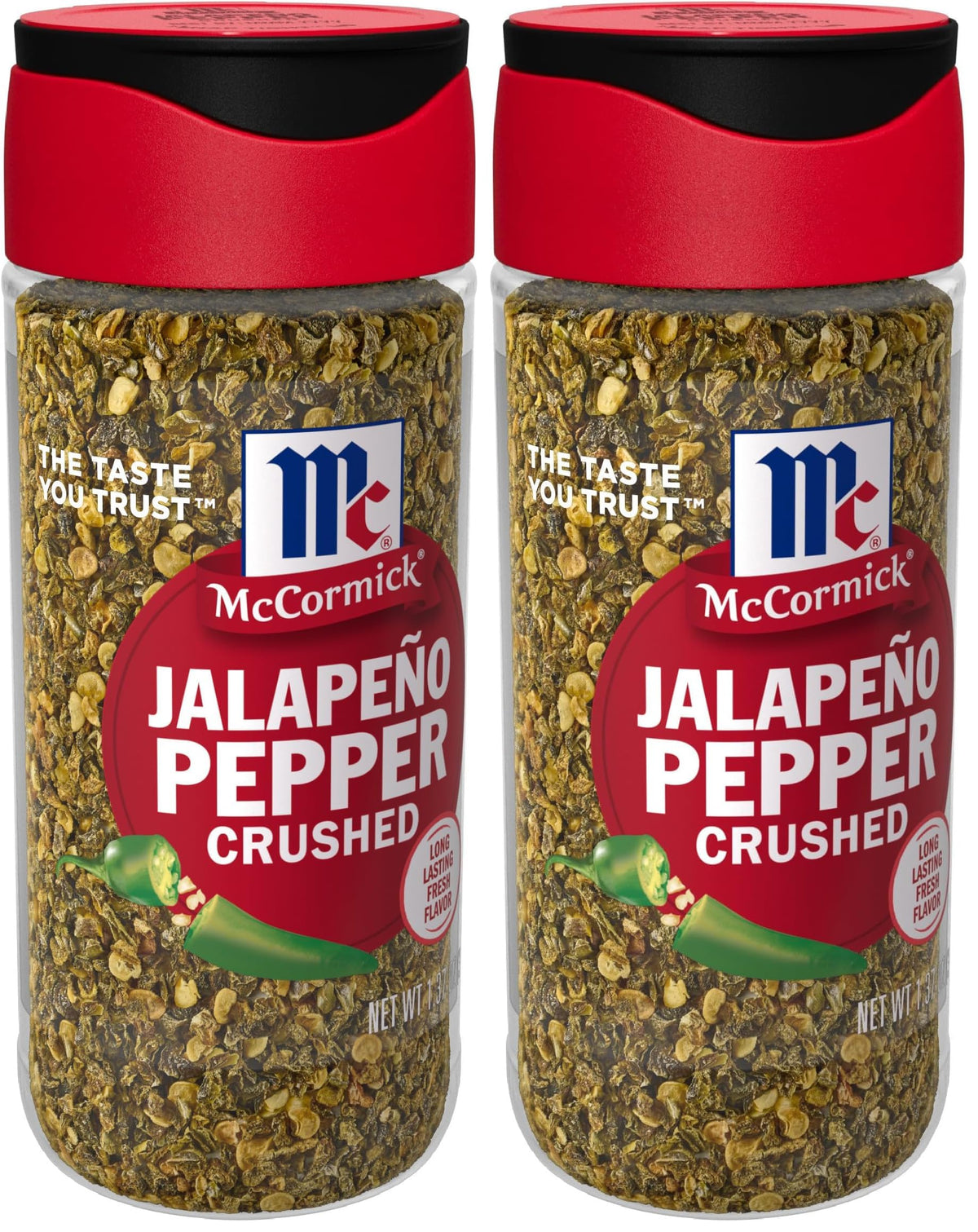 McCormick Crushed Jalapeo Pepper, 1.37 oz (Pack of 2)