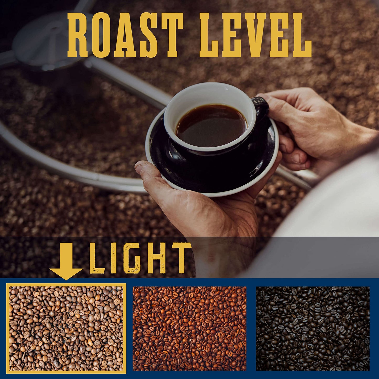 Boyers Coffee Hazelnut Light Roast Whole Bean Coffee, 36 Ounce Bag