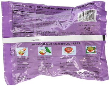 Vifon Beef Flavor Soup Instant Pho Noodle Soup, Beef Flavour, 2.1 Ounce (Pack Of 24)