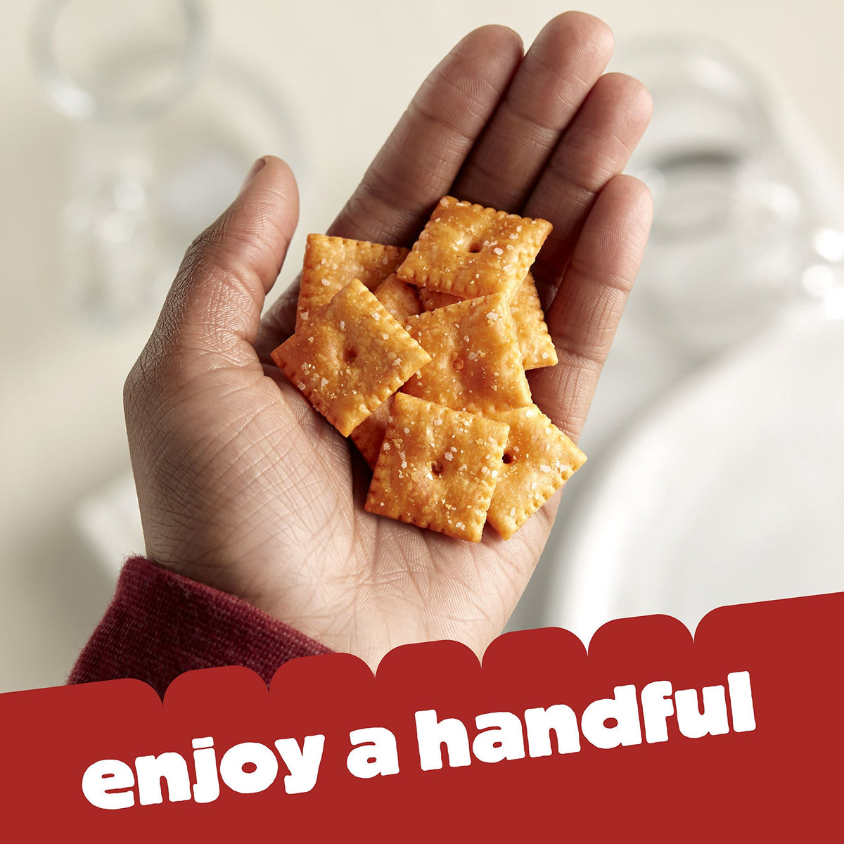 Cheez-It Baked Snack Cheese Crackers, Original, Single Serve, 1.5 Oz Bags (45 Count)