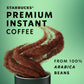 Starbucks Premium Instant Coffee, Blonde Roast, 3 Pack, 3.17 Oz Each, 100% Arabica Beans