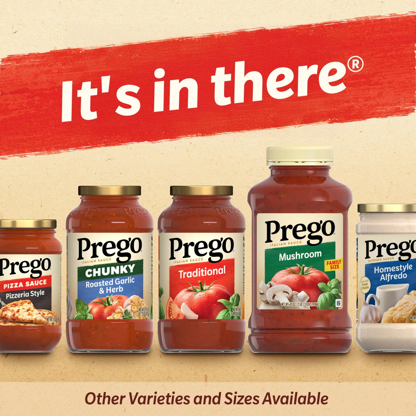 Prego Creamy Basil Pesto Pasta Sauce, 14.5 Oz Jar