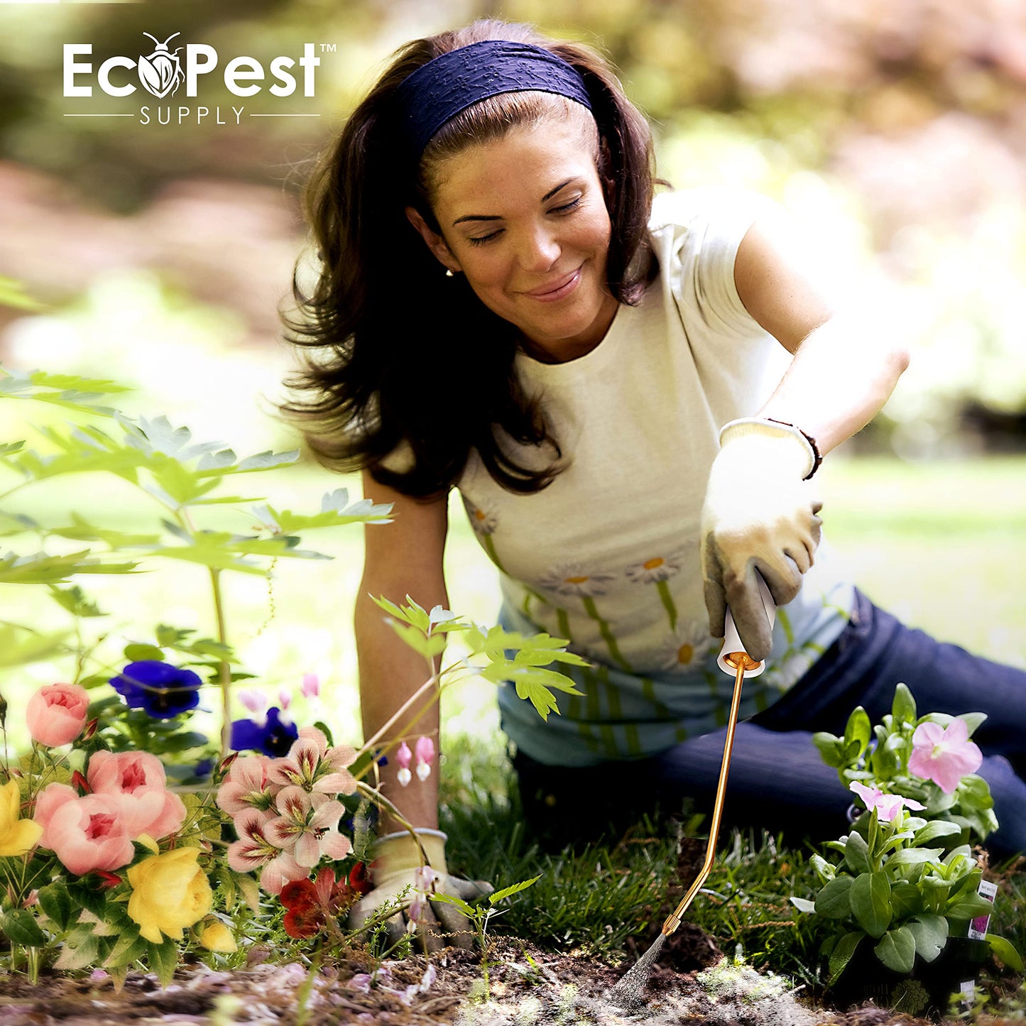 ECOPEST Diatomaceous Earth Powder Duster - Large Bulb Sprayer for Organic Gardening & Eco-Friendly Pest Control (Bed Bugs, Roaches, Ants)