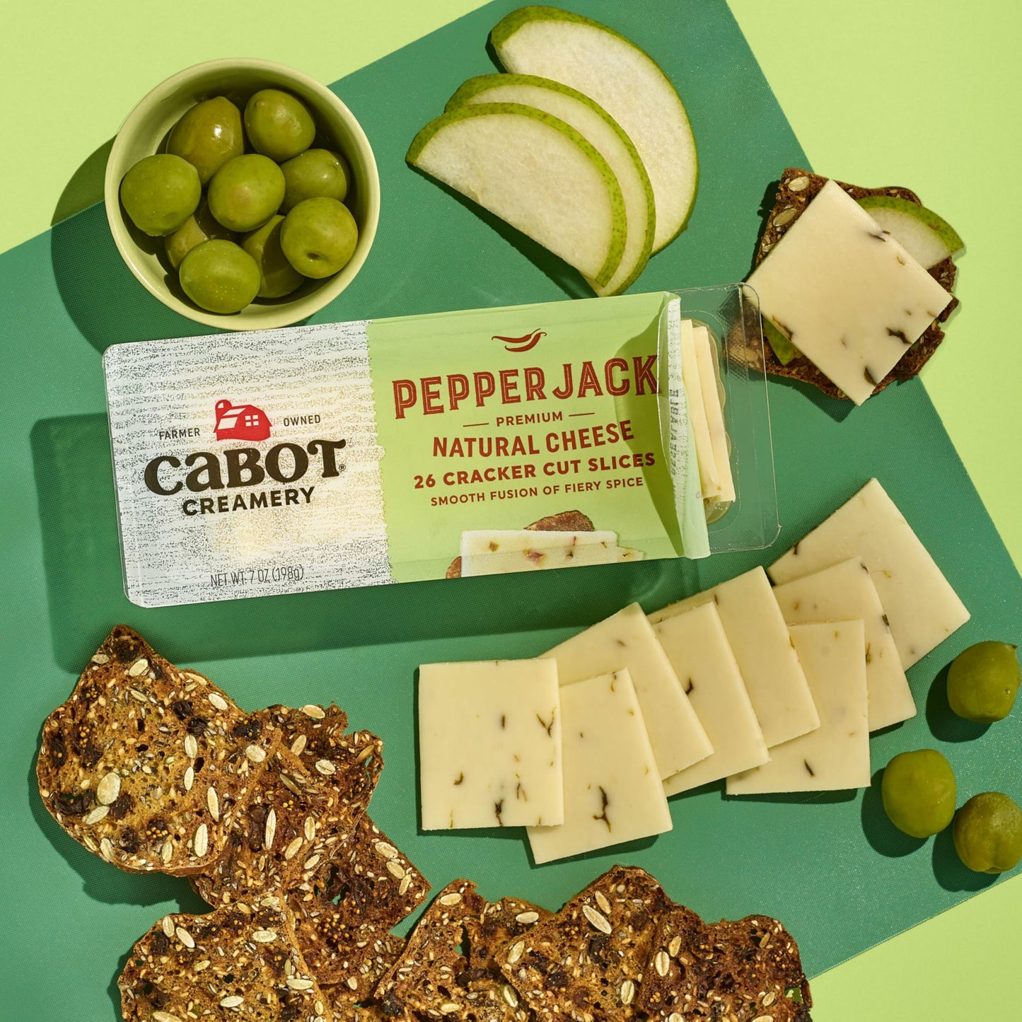 CABOT VERMONT Pepper Jack Cracker Cuts, 7 OZ