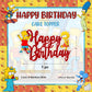 Seyal Brt Simpson Happy Birthday Cake Topper