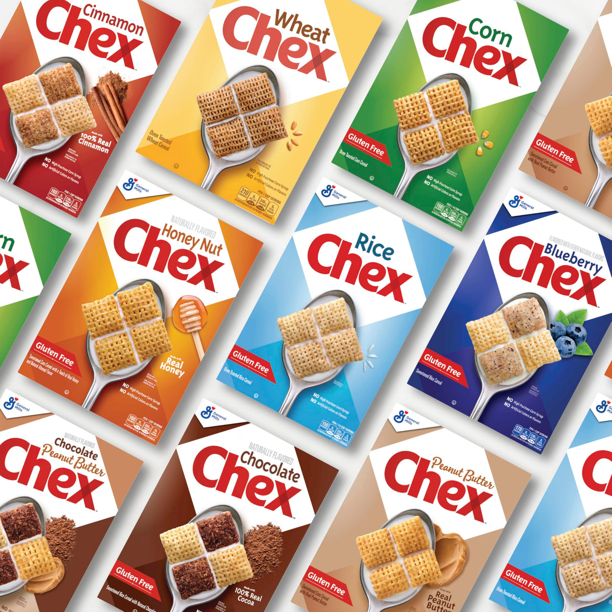 Honey Nut Chex Cereal Single Serve Bowlpak (Pack of 96)